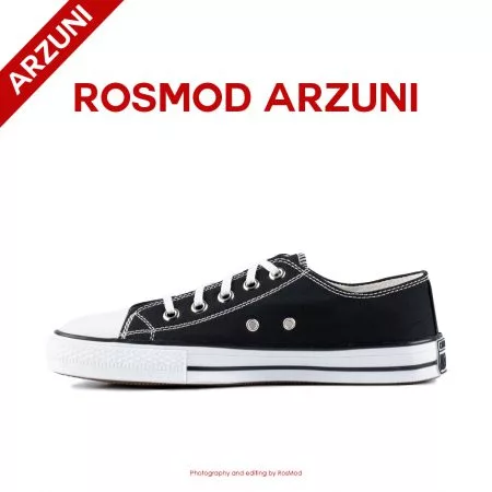 کتانی کانورس آل استار ساق کوتاه مشکی سفید - Converse All Star OX Black/White