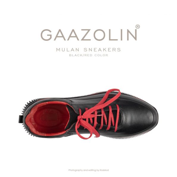 کتانی مولان گازولین مشکی/قرمز - GAAZOLIN Mulan Black/Red Color