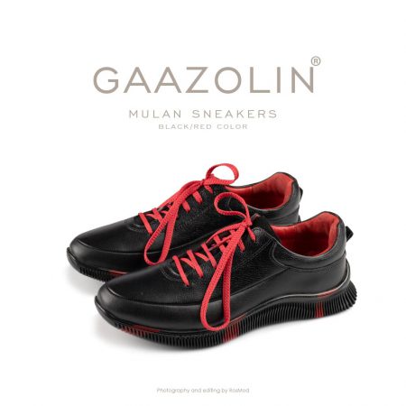 کتانی مولان گازولین مشکی/قرمز - GAAZOLIN Mulan Black/Red Color