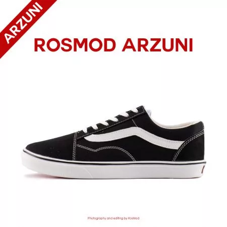 کتانی ساق کوتاه ونس مشکی - Vans Low Black