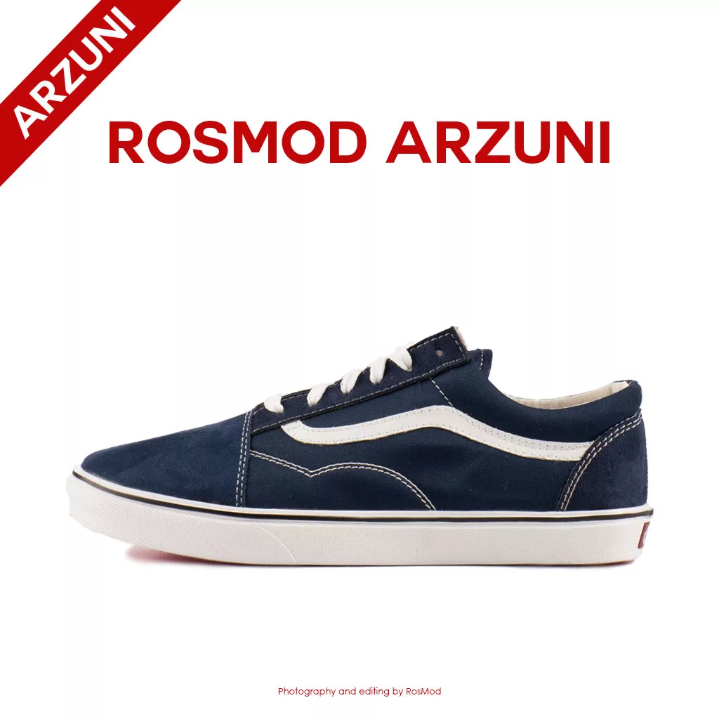 کتانی ساق کوتاه ونس سرمه ای - Vans Low Navy Blue