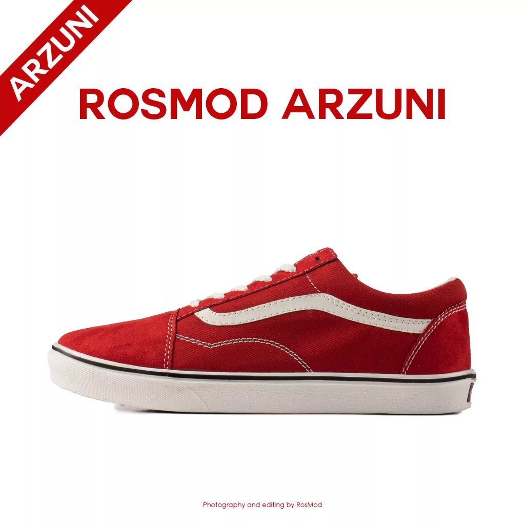 کتانی ساق کوتاه ونس قرمز - Vans Low Red