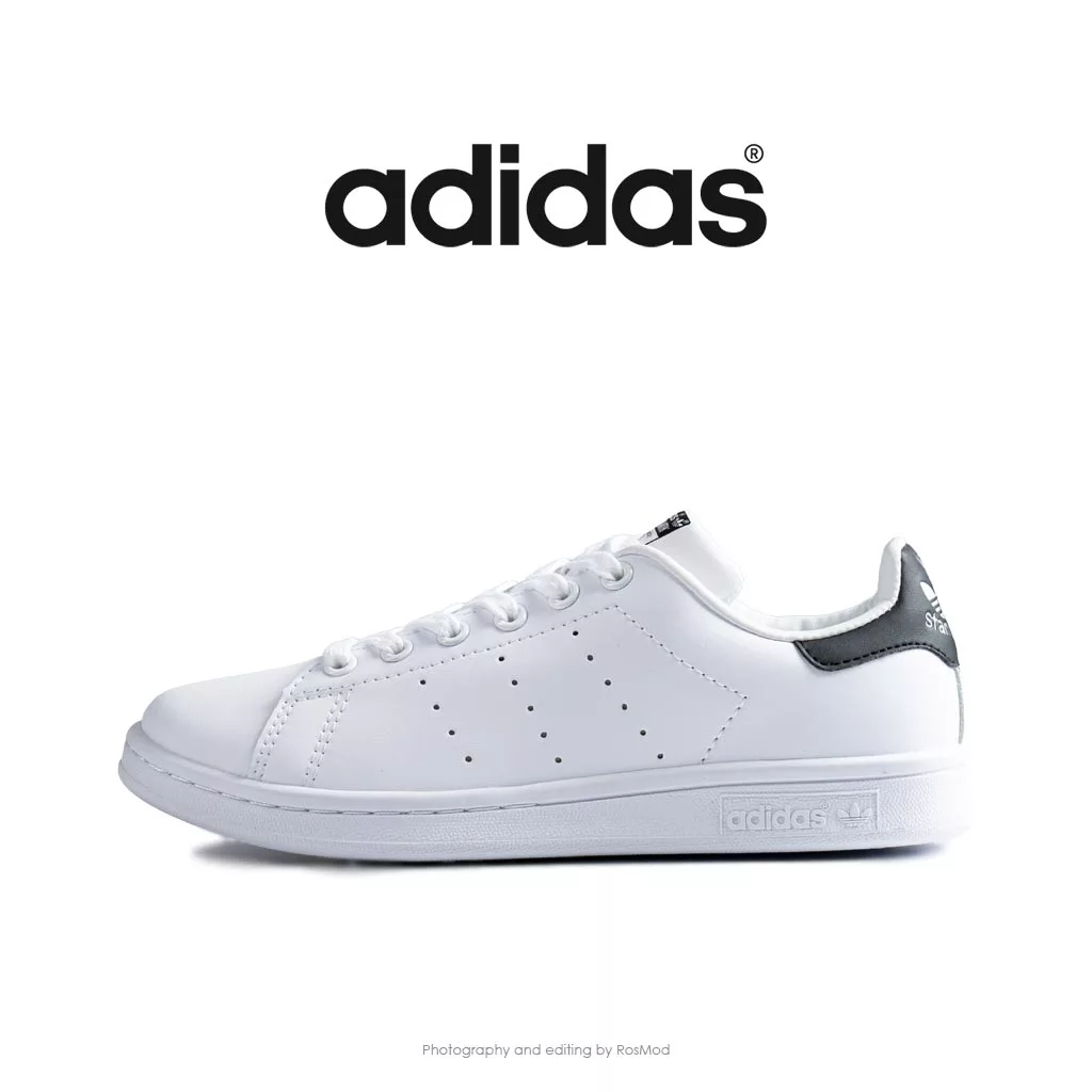 کتانی آدیداس استن اسمیت سفید مشکی - Adidas Stan Smith Cloud White Black