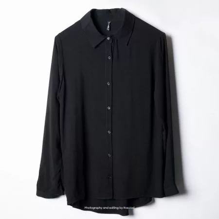شومیز نخی زنانه زره مشکی -Zere Women Shirt Black