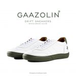 کتانی دریفت گازولین سفید سبز – GAAZOLIN Drift Sneakers White Green Color