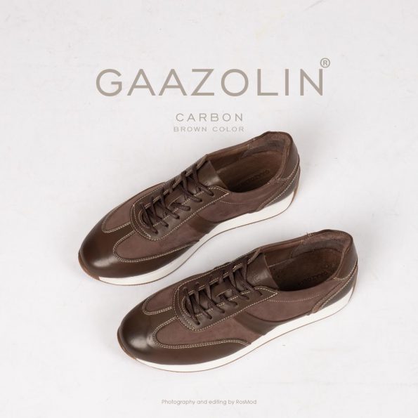 کتانی کربن گازولین شکلاتی - GAAZOLIN Carbon Sneakers Brown