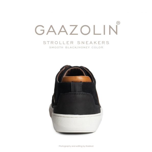 کتانی استرولر گازولین مشکی مات - GAAZOLIN Stroller Sneakers Smooth Black/Deep Honey