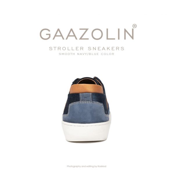 کتانی استرولر گازولین سرمه ای آبی مات – GAAZOLIN Stroller Sneakers Smooth Navy/Blue