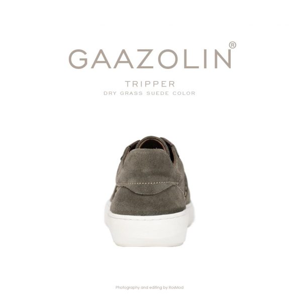 کتانی تریپر گازولین زیتونی - GAAZOLIN Tripper Sneakers Dry Grass Suede