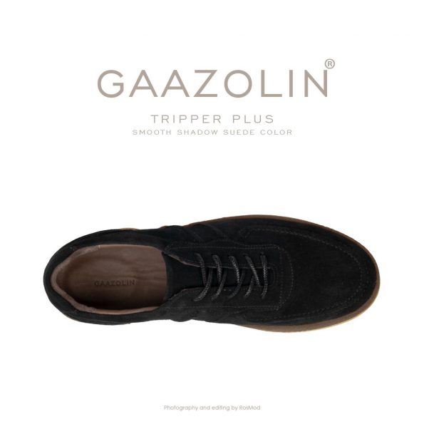 کتانی تریپر پلاس گازولین مشکی جیر – GAAZOLIN Tripper Plus Sneakers Smooth Shadow Suede