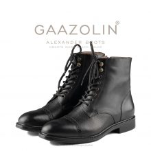 بوت اسکندر گازولین مشکی مات - GAAZOLIN Alexander Boots Smooth Mono Black