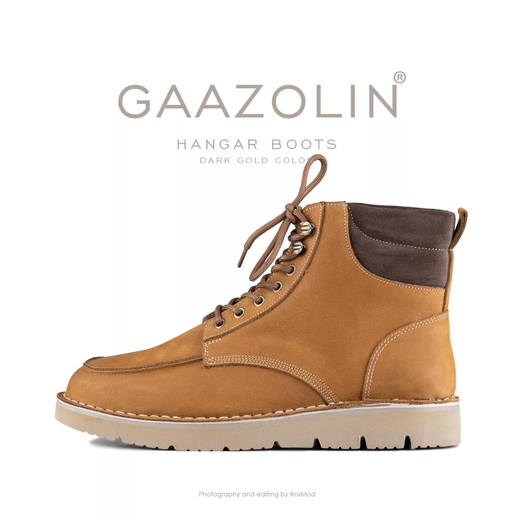 بوت هانگر گازولین دارک گلد - GAAZOLIN Hangar Boots Dark Gold