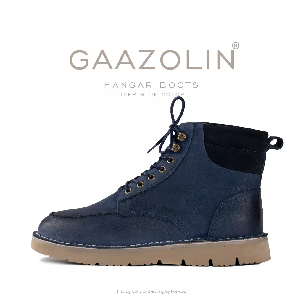 بوت هانگر گازولین آبی ژرف - GAAZOLIN Hangar Boots Deep Blue