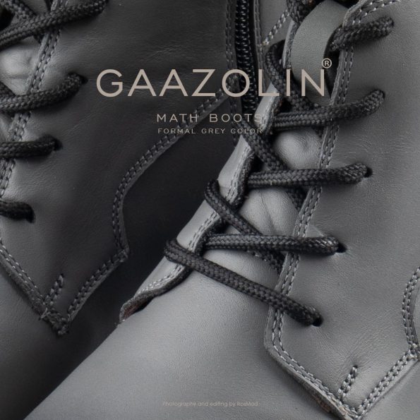 بوت مت گازولین طوسی روشن – GAAZOLIN Math Boots Formal Grey