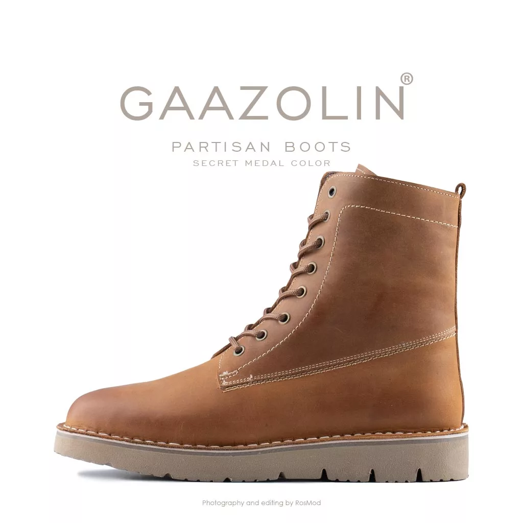 بوت پارتیزان گازولین شتری - GAAZOLIN Partisan Boots Secret Medal