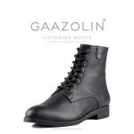 بوت ویکتورین گازولین مشکی مات – GAAZOLIN Victorian Boots Smooth Black