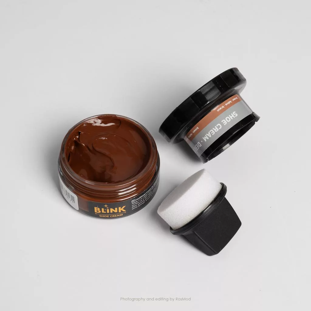واکس کرمی قهوهای بلینک - Blink Shoe Cream Brown