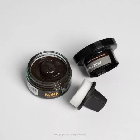واکس کرمی قهوه‌ای تیره بلینک - Blink Shoe Cream Dark Brown