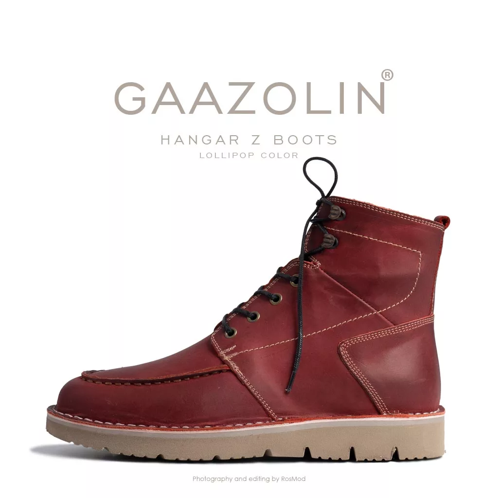 بوت هانگر زد گازولین زرشکی - GAAZOLIN Hangar Z Boots Lollipop