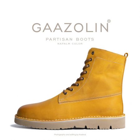 بوت پارتیزان گازولین زرد - GAAZOLIN Partisan Boots Napalm