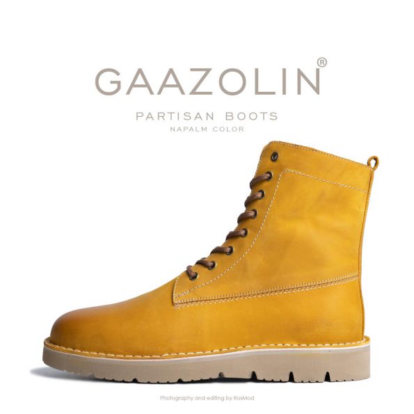 بوت پارتیزان گازولین زرد – GAAZOLIN Partisan Boots Napalm
