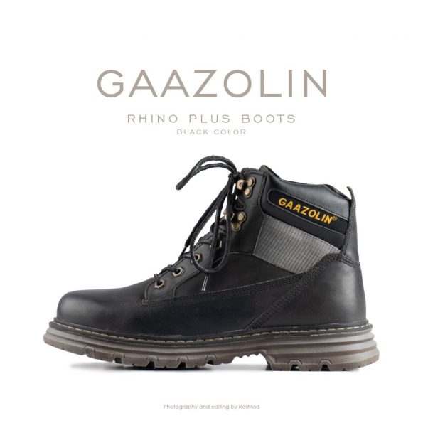 بوت راینو-پلاس گازولین مشکی – GAAZOLIN Rhino Plus Boots Black