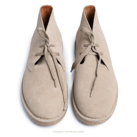 کفش صحرایی سافاری گازولین خاکی چرک - GAAZOLIN Safari Veldskoen Shoes B Design Dirty Sand Time