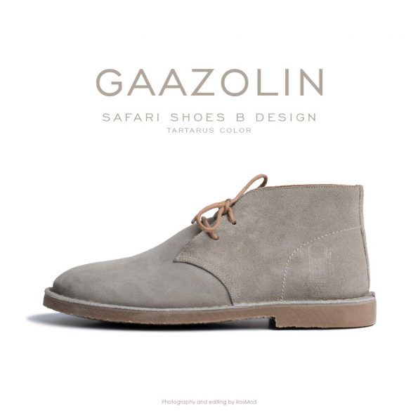 کفش صحرایی سافاری گازولین شنی جیر – GAAZOLIN Safari Veldskoen Shoes B Design Tartarus