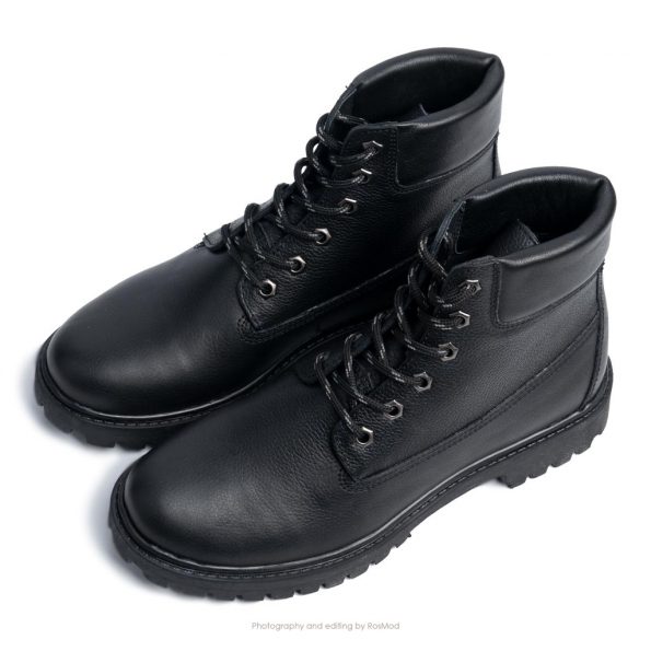 بوت تی‌تی گازولین مشکی یکدست – GAAZOLIN TT Boots Mono Black