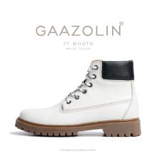 بوت تی‌تی گازولین سفید - GAAZOLIN TT Boots White