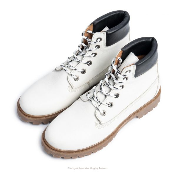 بوت تی‌تی گازولین سفید – GAAZOLIN TT Boots White