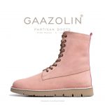بوت پارتیزان گازولین صورتی جیر – GAAZOLIN Partisan Boots Pink Peace S
