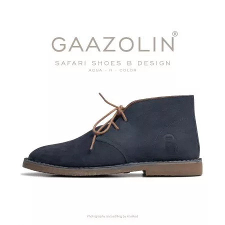 کفش صحرایی سافاری گازولین آکوا هورس - GAAZOLIN Safari Veldskoen B Design Aqua H