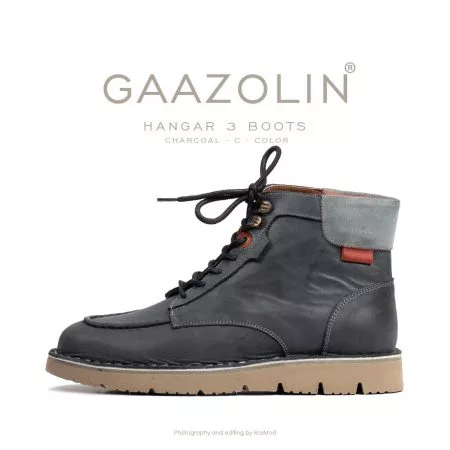 بوت هانگر 3 گازولین زغالی کریزی هورس - GAAZOLIN Hangar 3 Boots Charcoal C