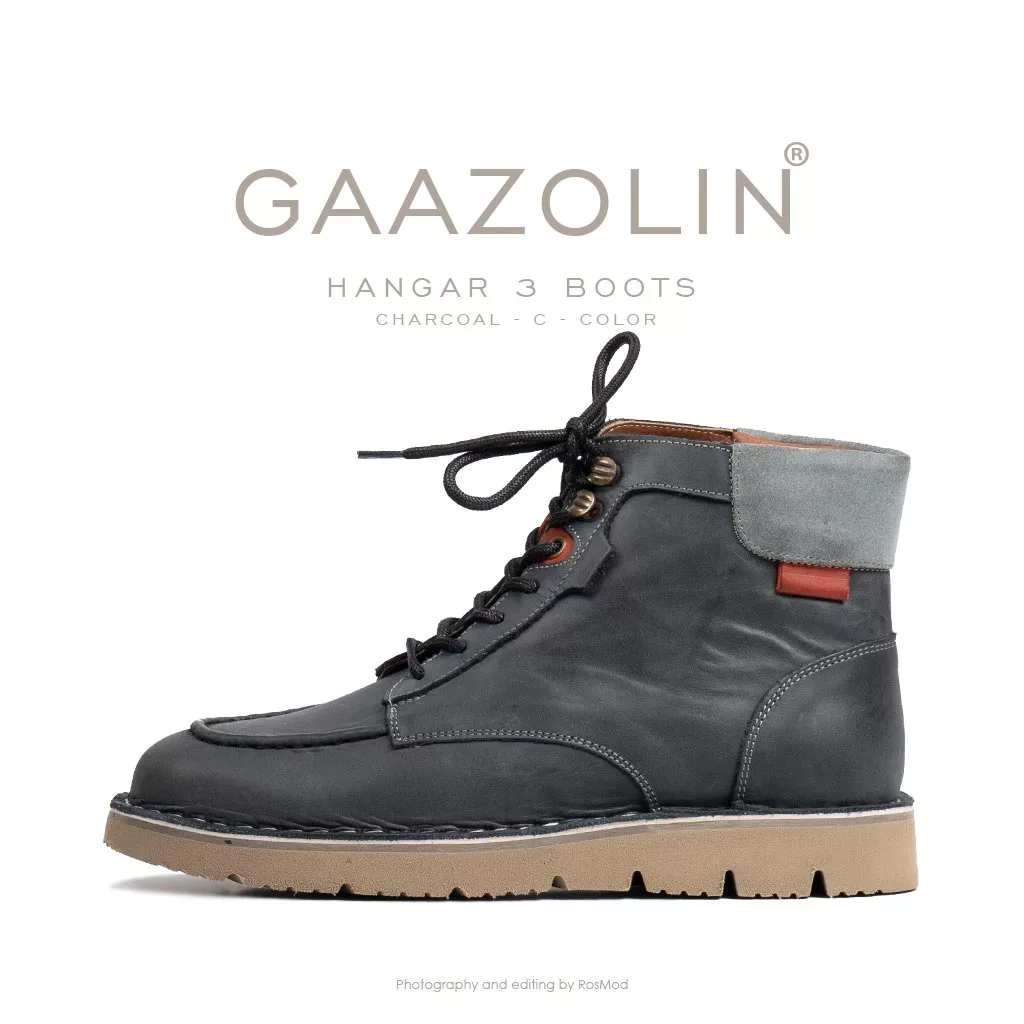 بوت هانگر 3 گازولین زغالی کریزی هورس - GAAZOLIN Hangar 3 Boots Charcoal C