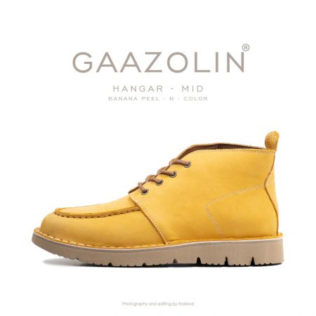 مینی هانگر گازولین زرد - GAAZOLIN Hangar-MID Shoes Banana Peel N