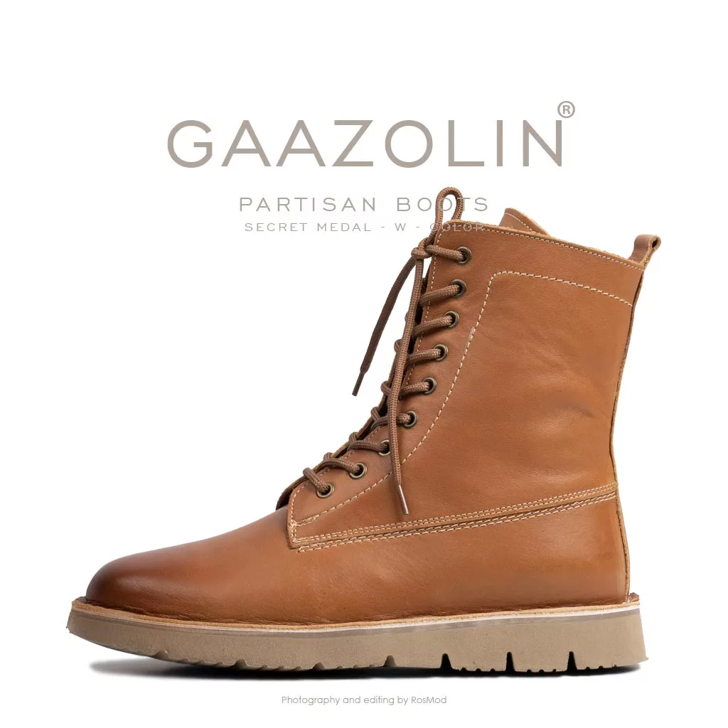 بوت پارتیزان گازولین شتری شِبرو - GAAZOLIN Partisan Boots Secret Medal W