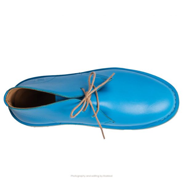 کفش صحرایی سافاری گازولین آبی زلال شِبرو - GAAZOLIN Safari Veldskoen B Design Clear Blue W