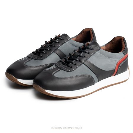 کتانی کربن گازولین مشکی طوسی - GAAZOLIN Carbon Sneakers Black Grey