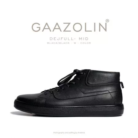 کتانی نیمساق دژفول گازولین مشکی - GAAZOLIN Dejfull-Mid Mono Black W