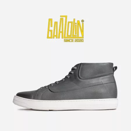 کتانی نیمساق دژفول گازولین دودی - GAAZOLIN Dejfull-Mid Sneakers Grey C
