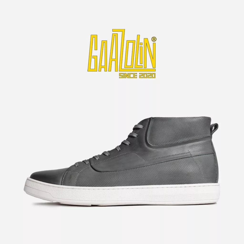 کتانی نیمساق دژفول گازولین دودی - GAAZOLIN Dejfull-Mid Sneakers Grey C