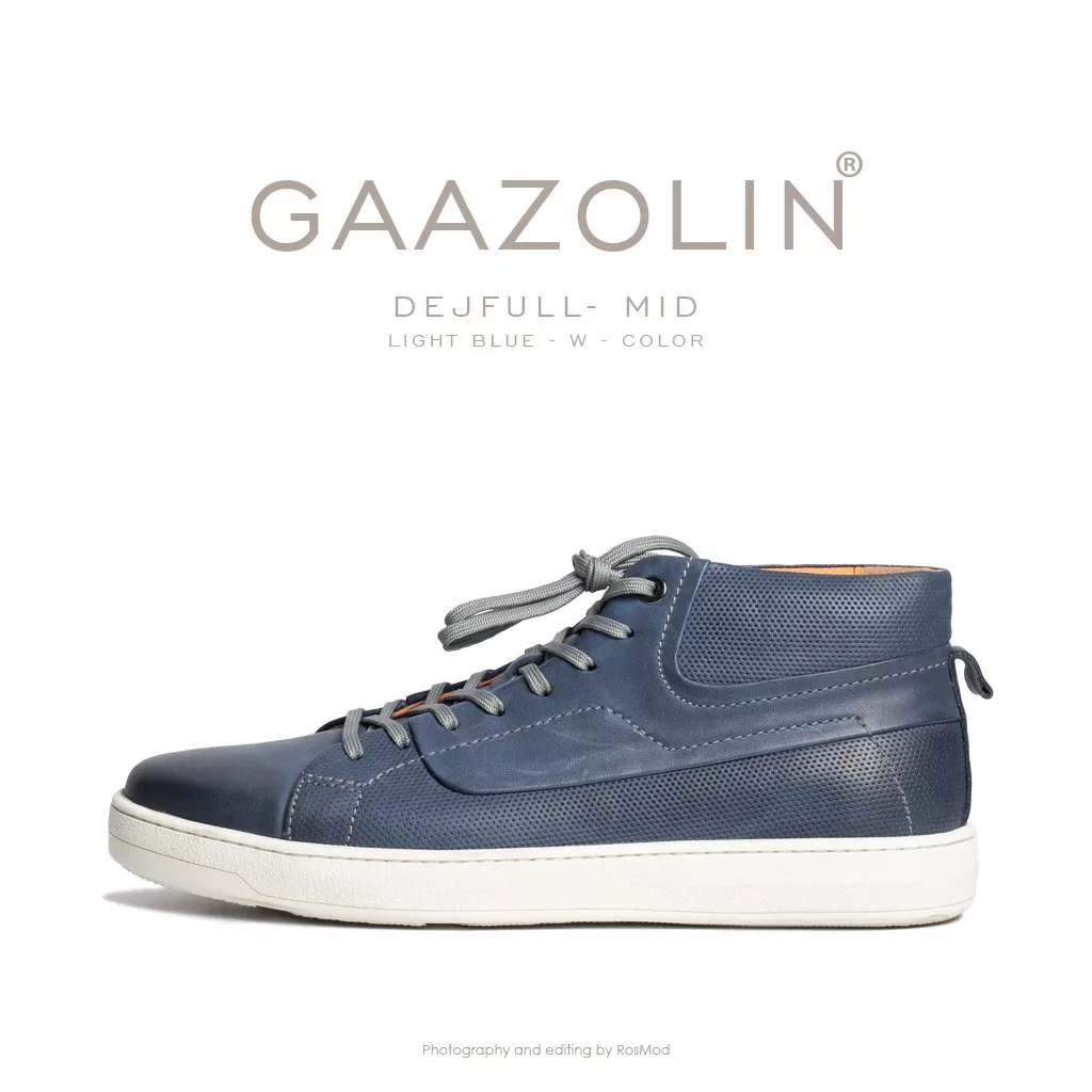 کتانی نیمساق دژفول گازولین آبی - GAAZOLIN Dejfull-Mid Light Blue W