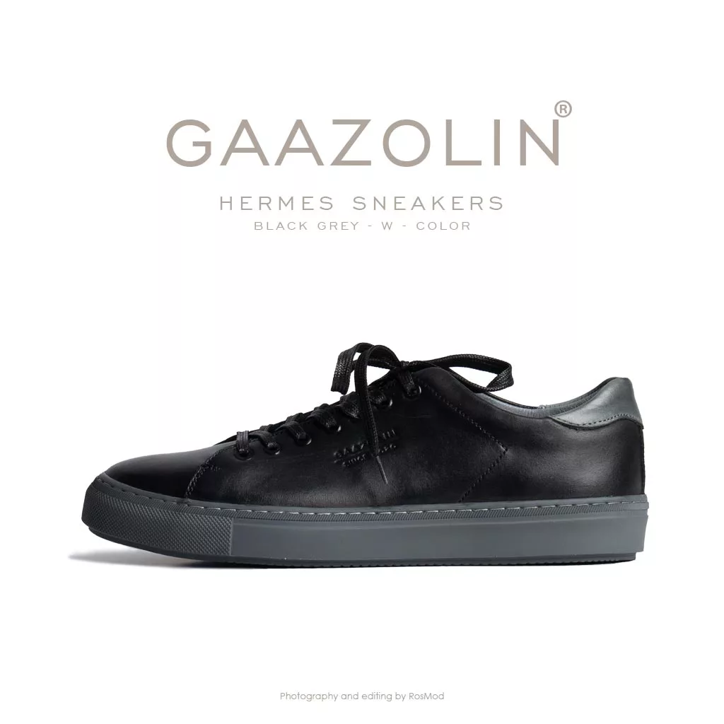 کتانی روزمره هرمس گازولین مشکی - GAAZOLIN Hermes Black Grey W