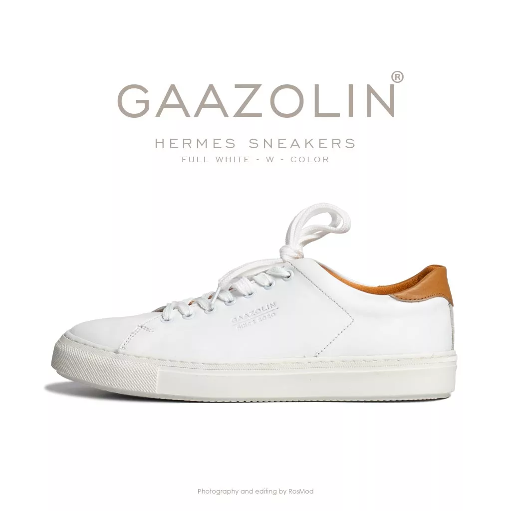 کتانی روزمره هرمس گازولین سفید - GAAZOLIN Hermes Full White W