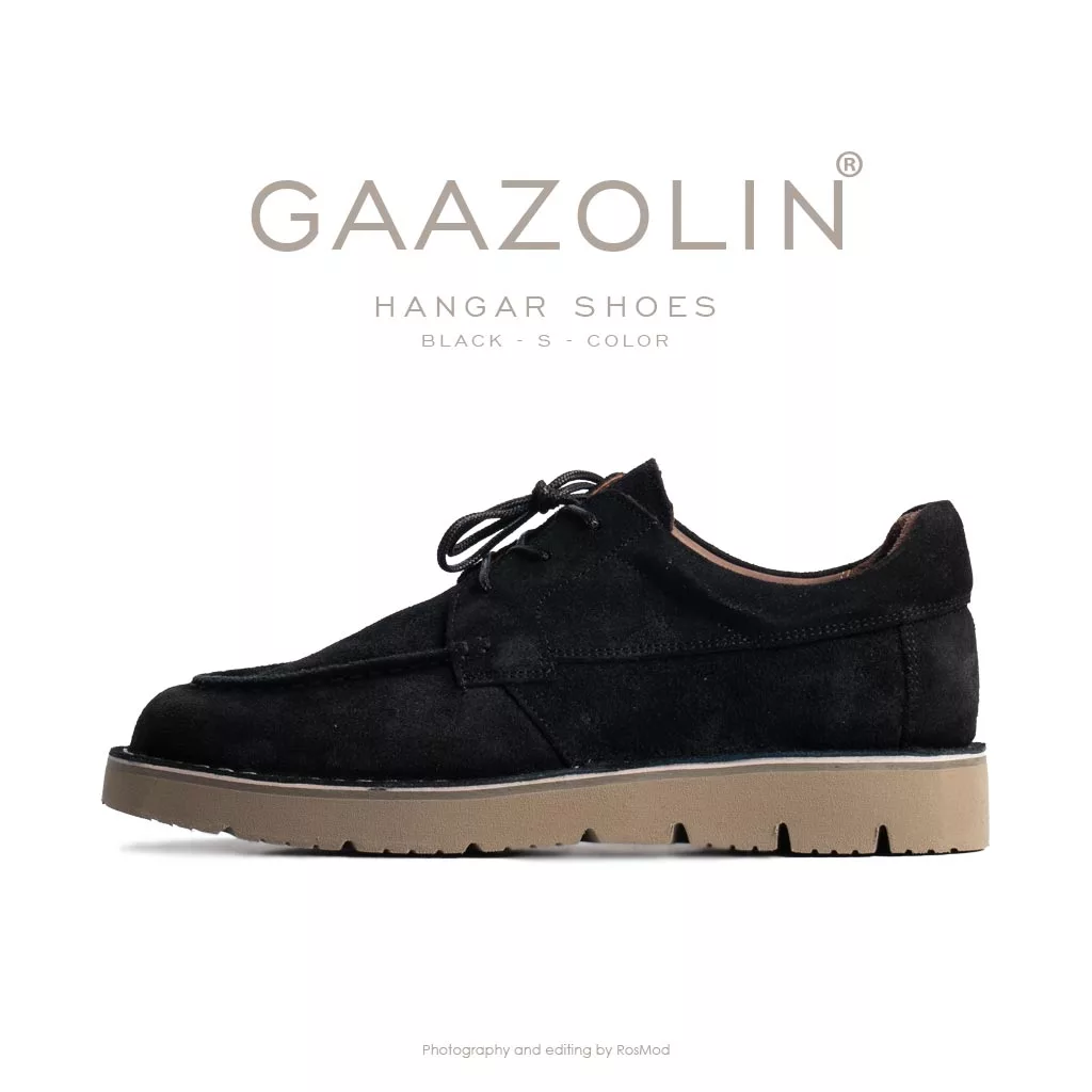 کفش هانگر گازولین مشکی جیر - Hangar Shoes Black S