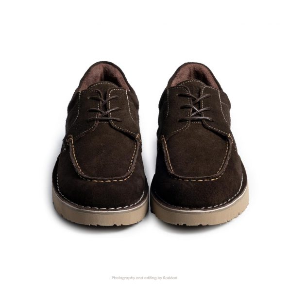 کفش هانگر گازولین شکلاتی جیر - Hangar Shoes Dark Brown S