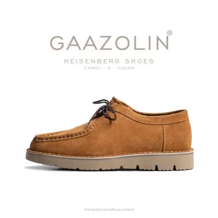 کفش روزمره هایزنبرگ گازولین شتری جیر - GAAZOLIN Heisenberg Shoes Camel S