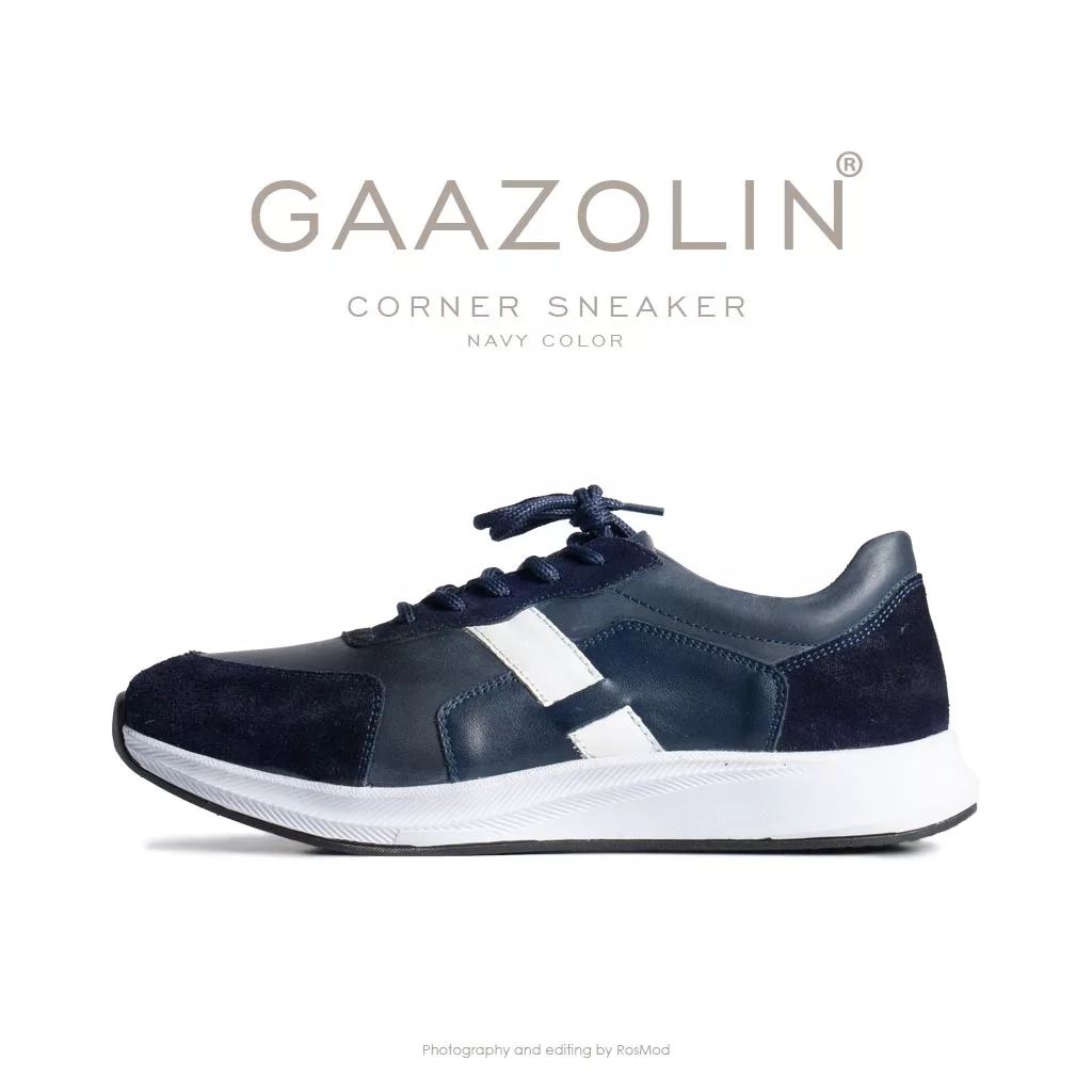 کتانی زنانه کرنر گازولین سرمهای - GAAZOLIN Corner Sneakers Navy