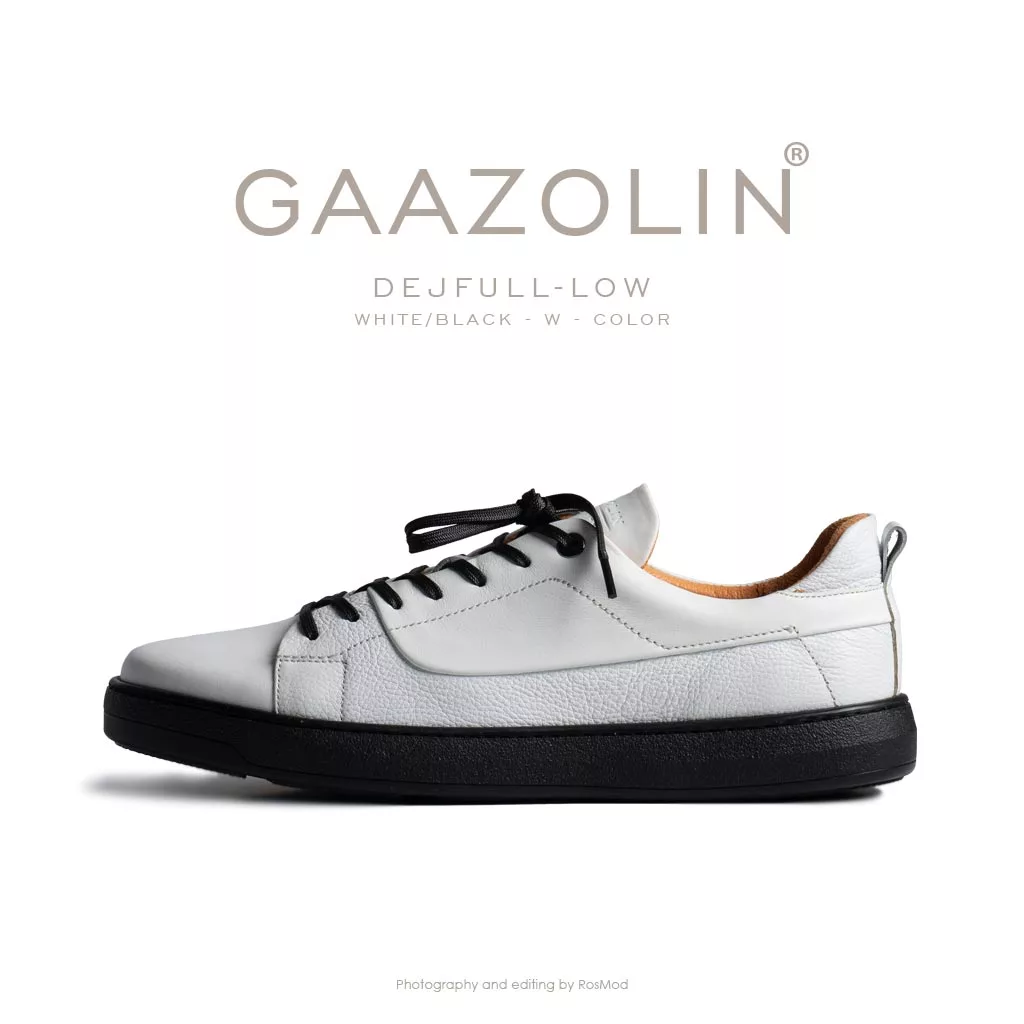 کتانی کوتاه دژفول گازولین سفید - GAAZOLIN Dejfull-Low White Black W